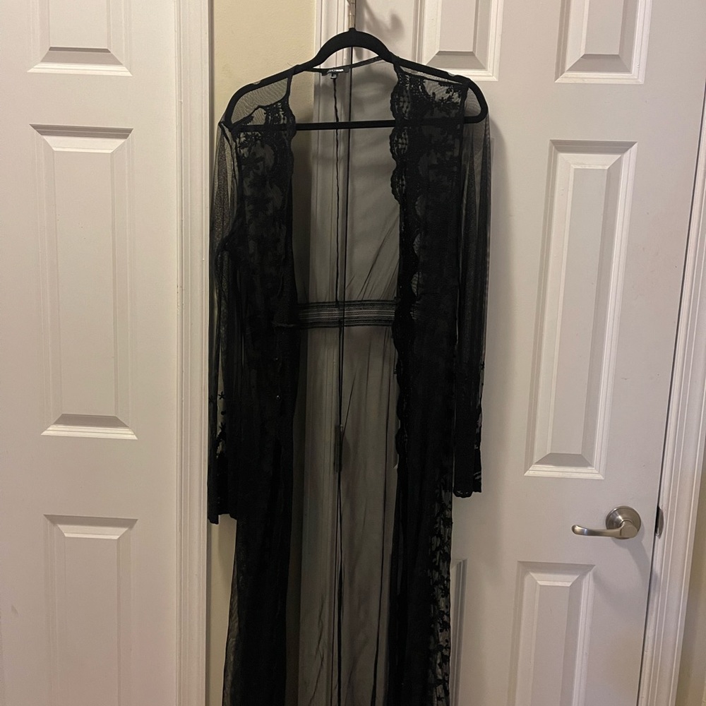 Black Lace Duster
